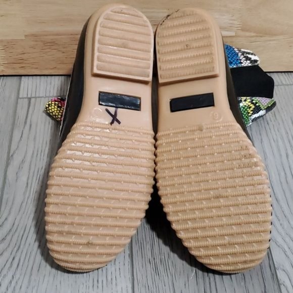 Chelsea Rain Boots Duck Multi Color Snake Skin Print Fleece Women's WOMANS 6 - Picture 10 of 12